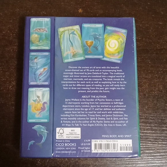 Oceanic Tarot by Jayne Wallace Deck and guidebook Authentic - Picture 2 of 2